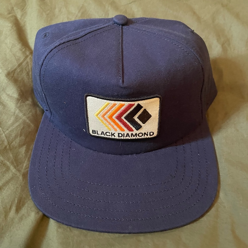Black diamond washed cap